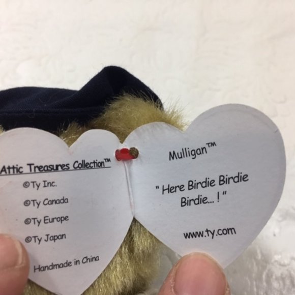 NEW TY The Attic Treasures Collection Mulligan Golf Bear Handmade Vtg - Picture 5 of 5